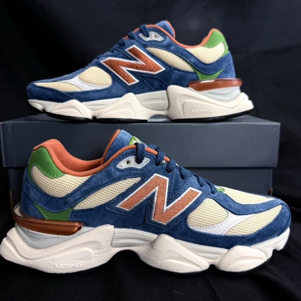 Size 8 New Balance 9060 Blue Beige Mens Shoes (U9060LDC) Lifestyle‎ Sneakers